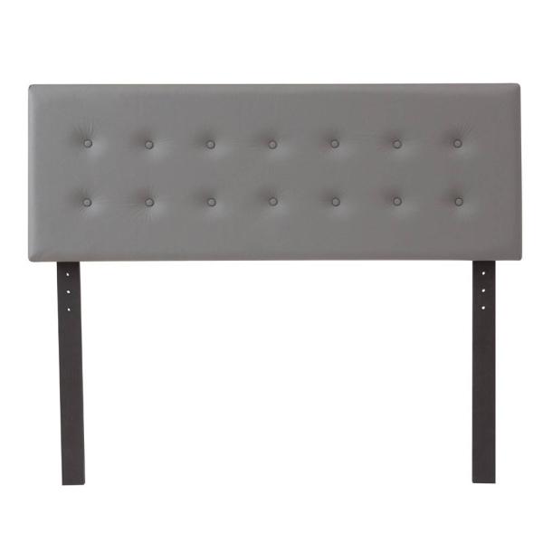 Cabecera matrimonial Dicasa Balboa color gris rata