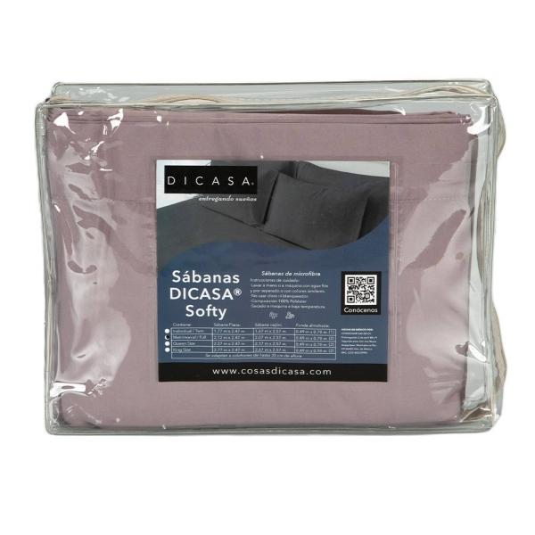 Sábanas Dicasa® tamaño king size color lila