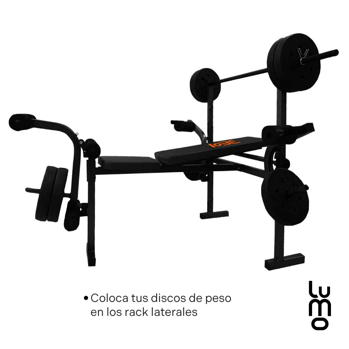 Banco Multiposiciones para Ejercicio Pecho Brazo Abdomen.