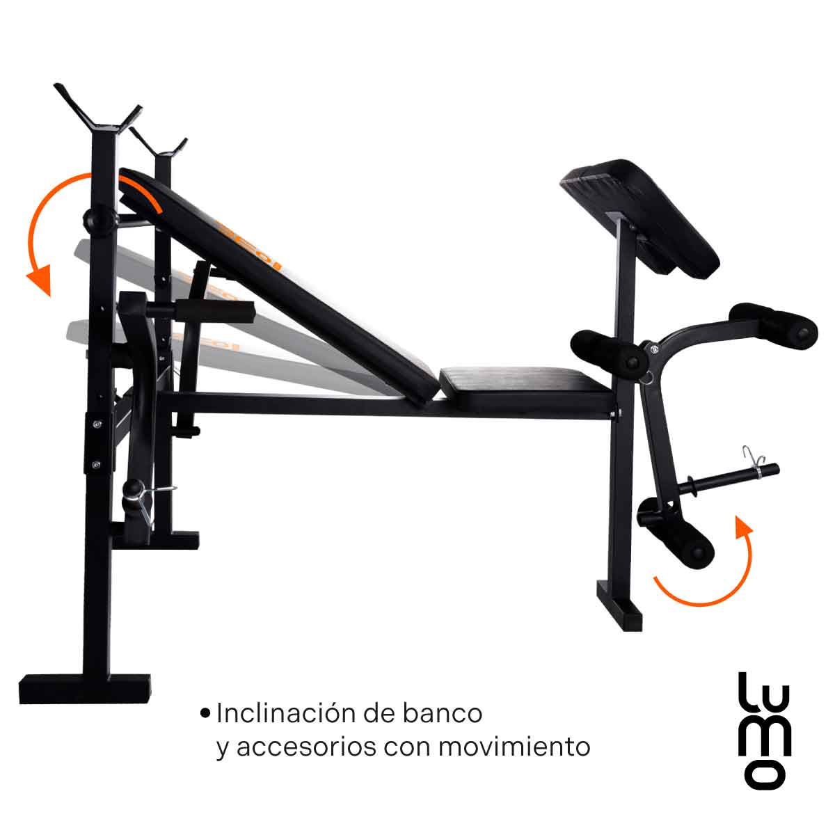 Banco Multiposiciones para Ejercicio Pecho Brazo Abdomen.