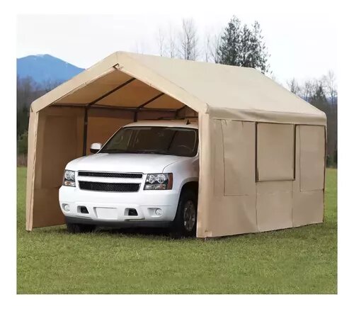 Carpa Toldo Con Armazón De Acero 3m X 6m Autos Camionetas.