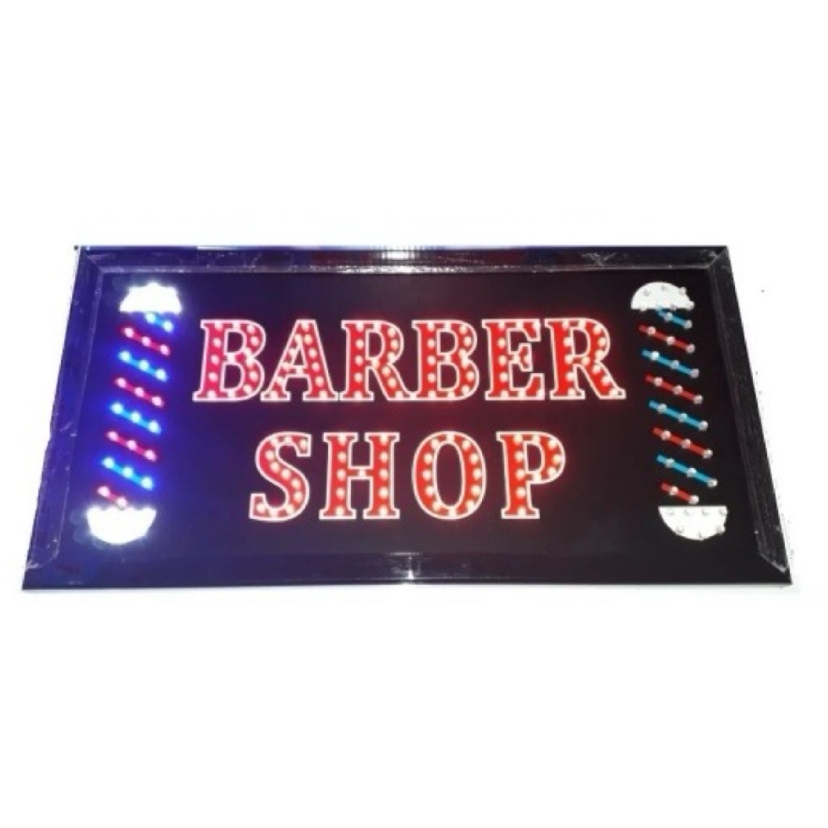 Letrero led barber shop súper llamativo 