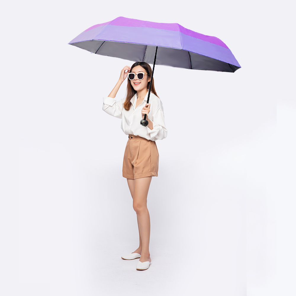 Paraguas Unisex Premium Reforzado 8 varillas Resistente a Vientos y Lluvias Fuertes, Mango Ergonómico y automático con funda incluida, Fácil de Transportar