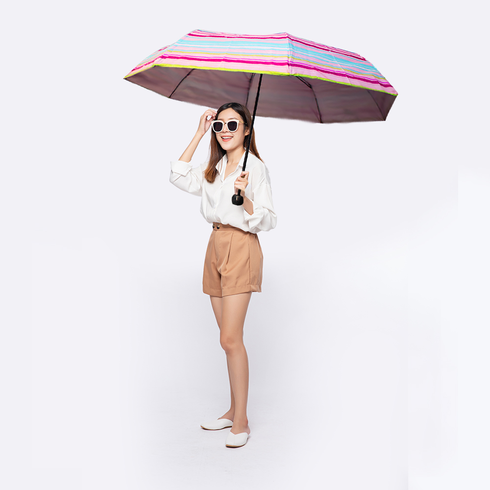 Paraguas Unisex Premium Reforzado 8 varillas Resistente a Vientos y Lluvias Fuertes, Mango Ergonómico y automático con funda incluida, Fácil de Transportar