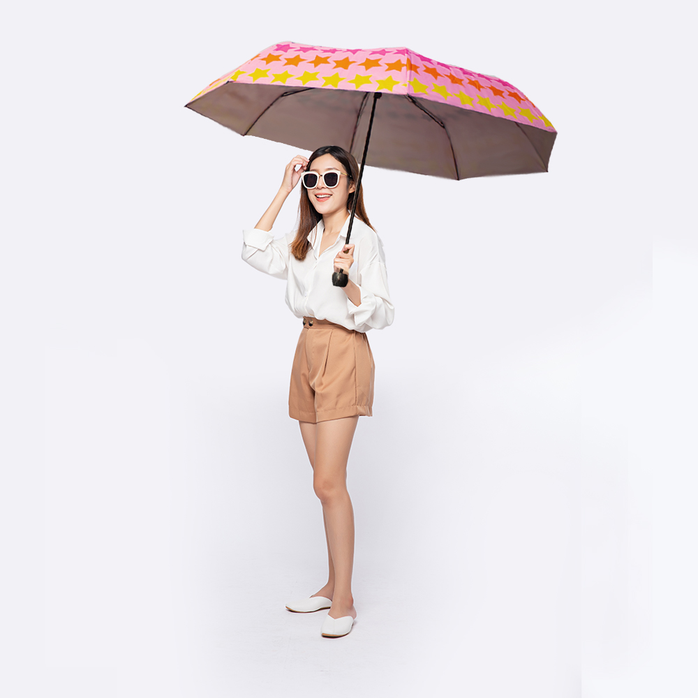 Paraguas Unisex Premium Reforzado 8 varillas Resistente a Vientos y Lluvias Fuertes, Mango Ergonómico y automático con funda incluida, Fácil de Transportar