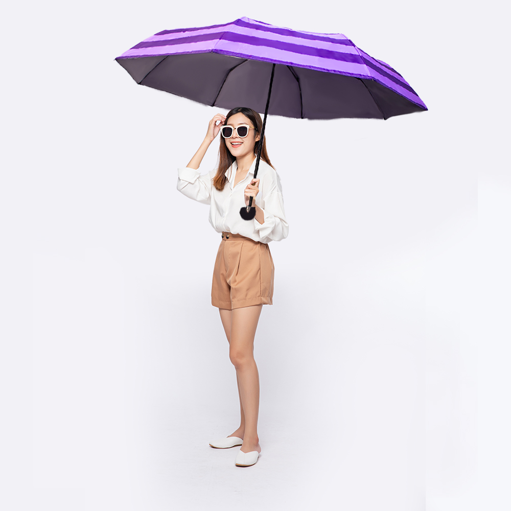 Paraguas Unisex Premium Reforzado 8 varillas Resistente a Vientos y Lluvias Fuertes, Mango Ergonómico y automático con funda incluida, Fácil de Transportar