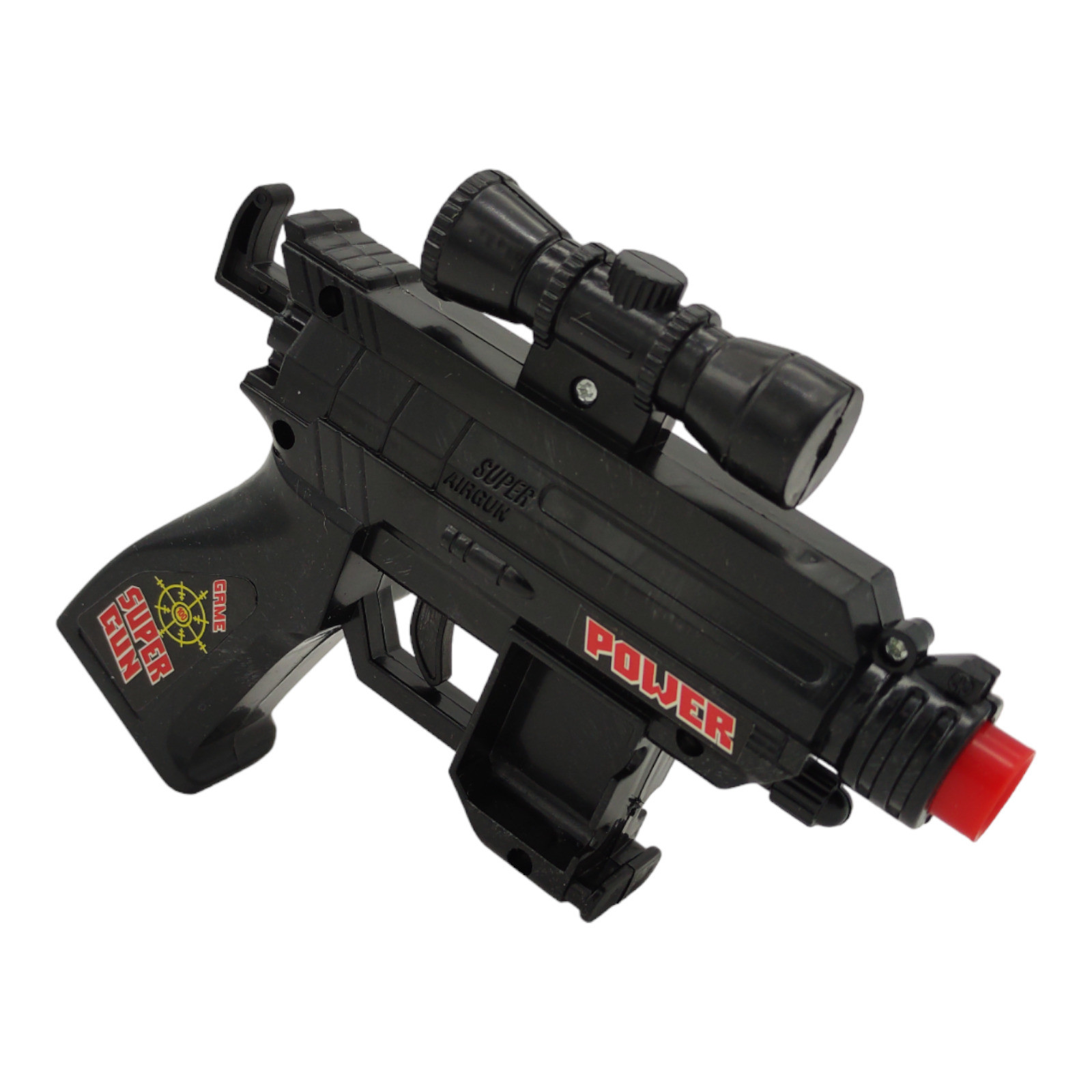 Pistola de Gel 3pz para Niños con Bolas Hidrogel y Dardos Manual - Negro.