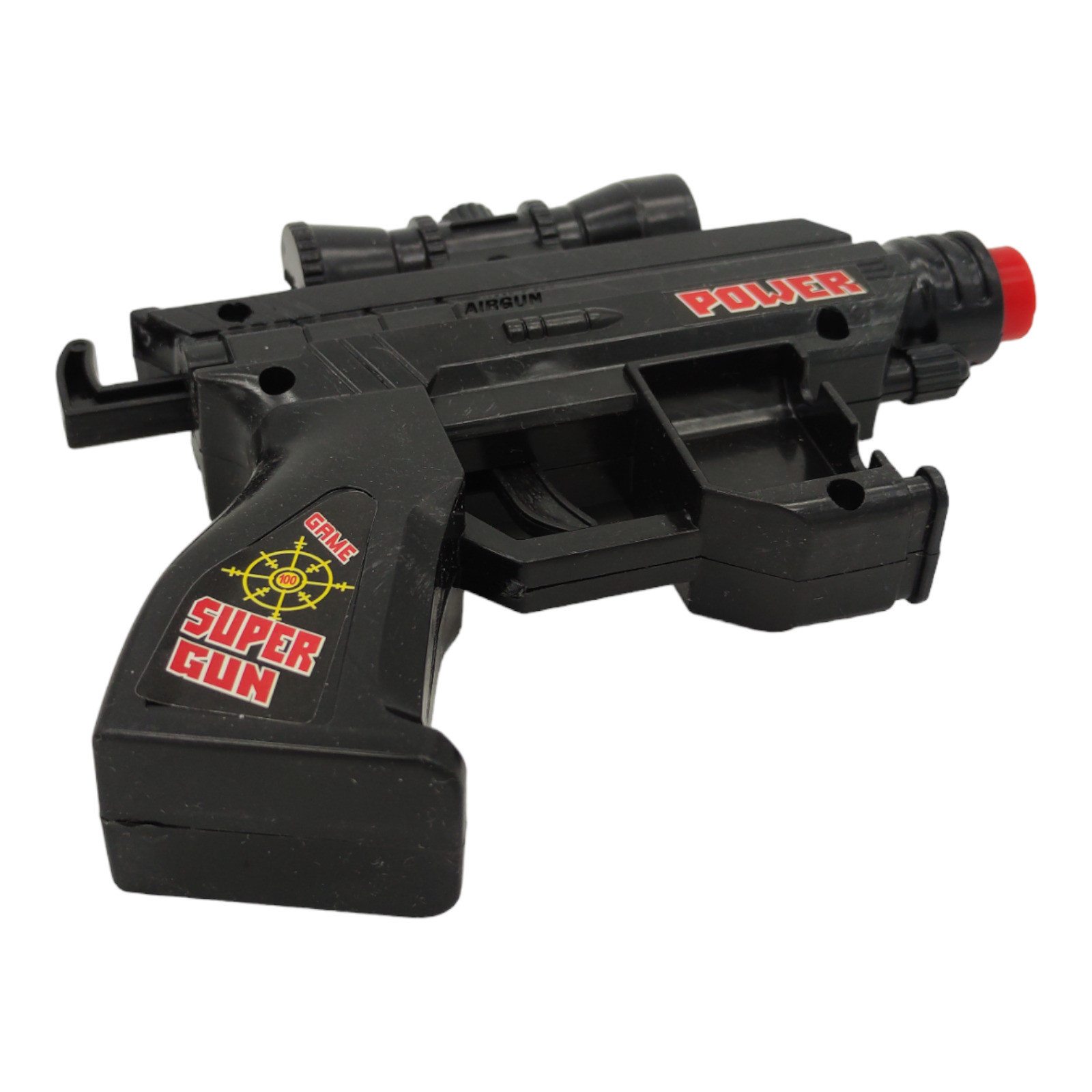 Pistola de Gel 3pz para Niños con Bolas Hidrogel y Dardos Manual - Negro.
