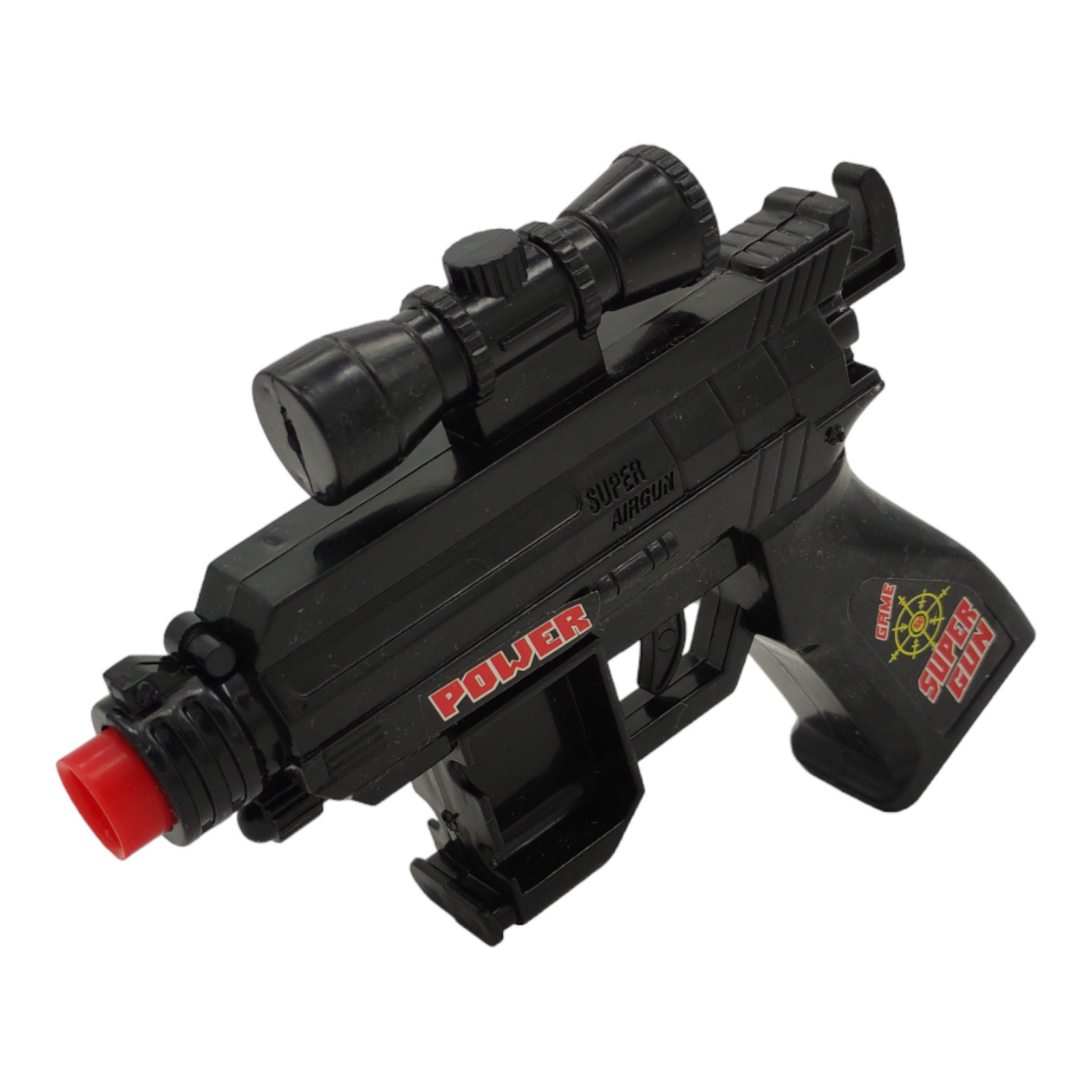 Pistola de Gel 3pz para Niños con Bolas Hidrogel y Dardos Manual - Negro.