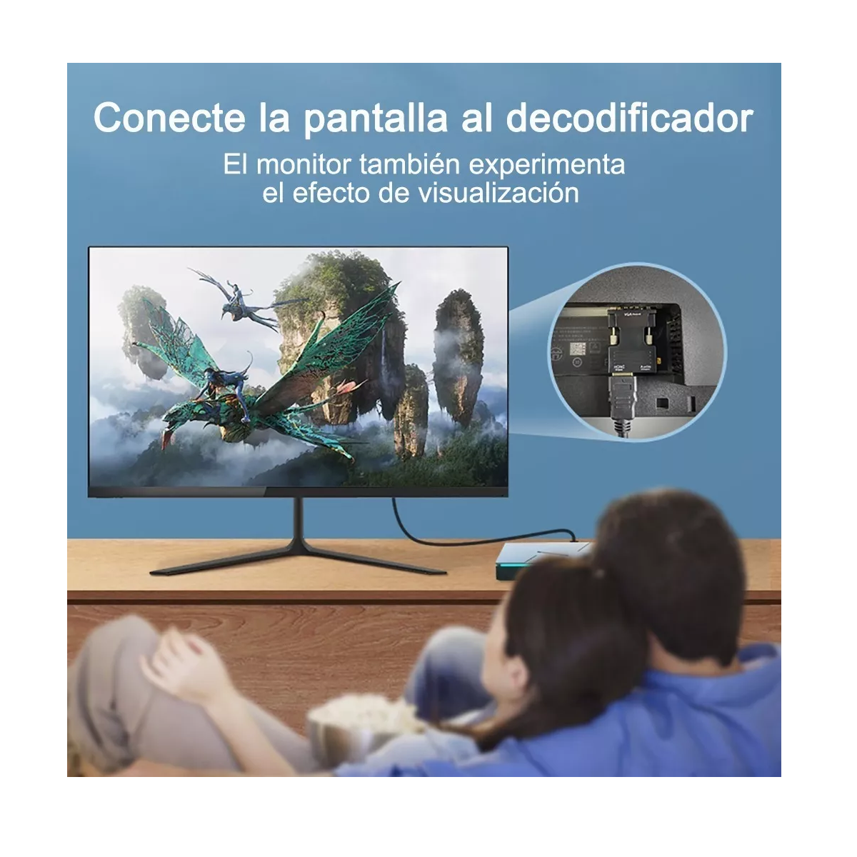 Convertidor De Hdmi A Hembra Macho A Vga Con Adaptador De Au