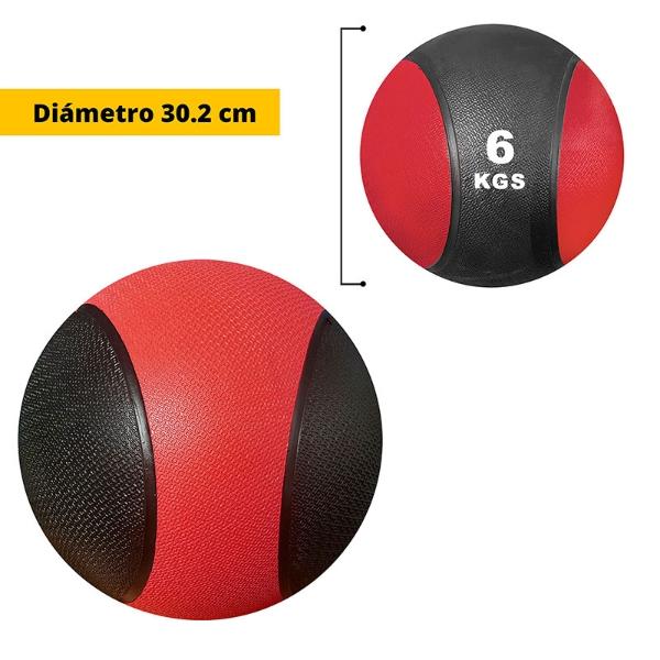 Tayga Medicine Ball Pelota Medicinal para Ejercicio 6 kg