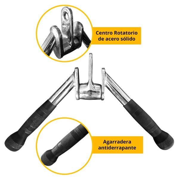 Maneral Metálico Tayga tipo V para Aparato de polea