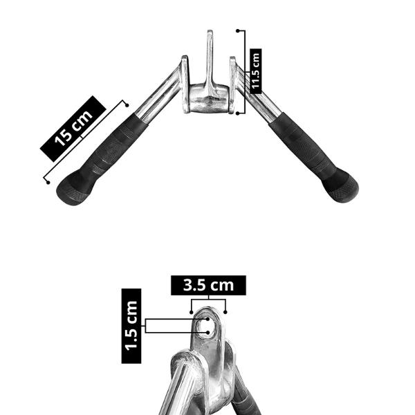 Maneral Metálico Tayga tipo V para Aparato de polea