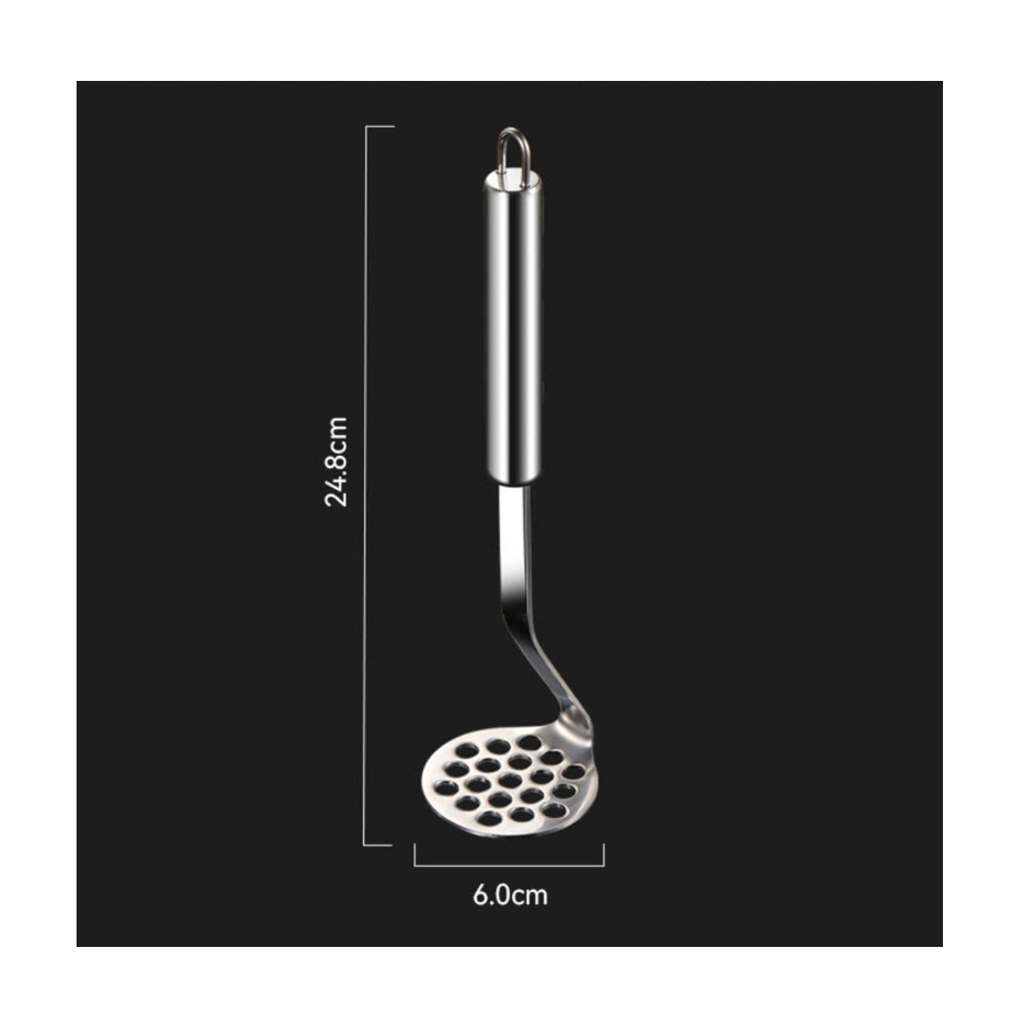 Machacador Aplastador Trituradora Pisa Puré Papas Acero Inox.