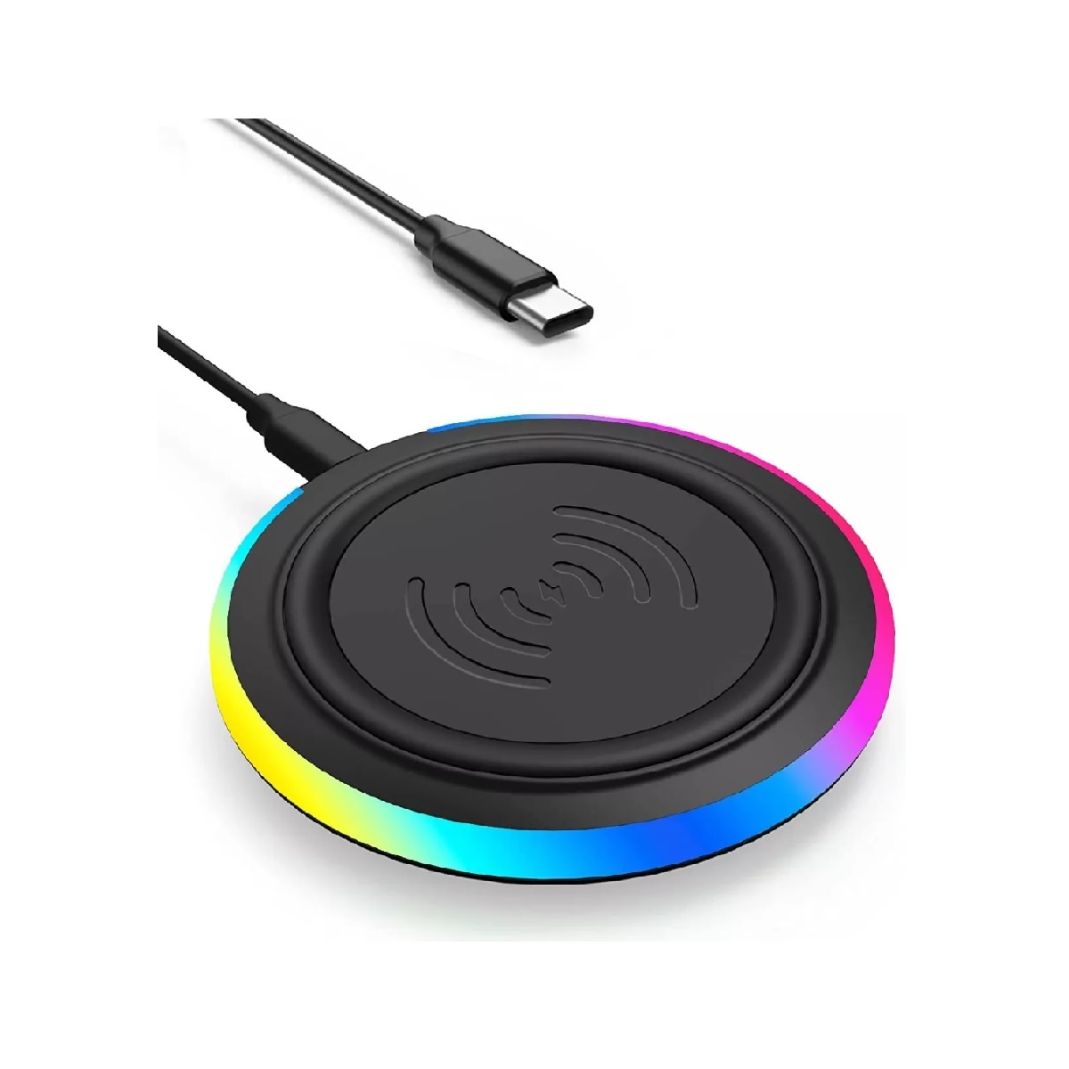 Cargador Inalámbrico Móvil De Carga Rápida Qi Universal 15w