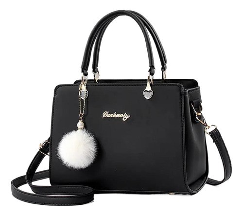 "Bolsa Mujer Crossbody Bandolera Casual Vintage Moda Pendient negra ".