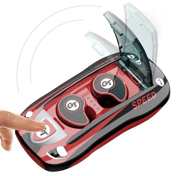 Fralugio Audifonos Manos Libres bluetooth 5.0 Diseño de Carro Mod T911