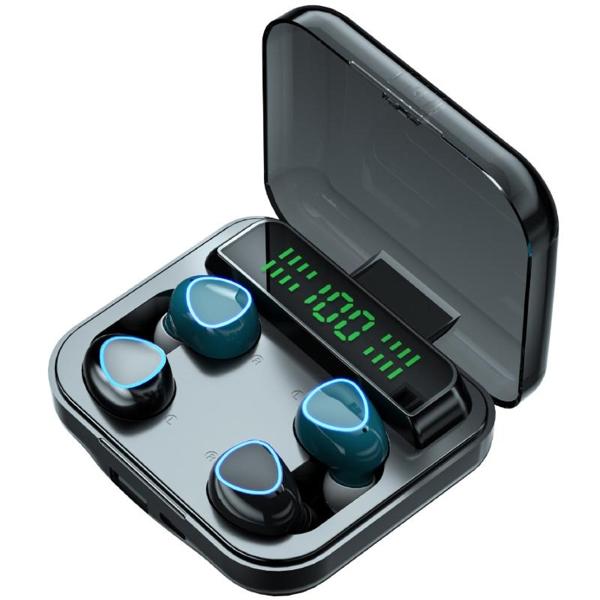 Fralugio Audifonos Bluetooth Manos Libres 5.0  Doble Par M22 True Wireless