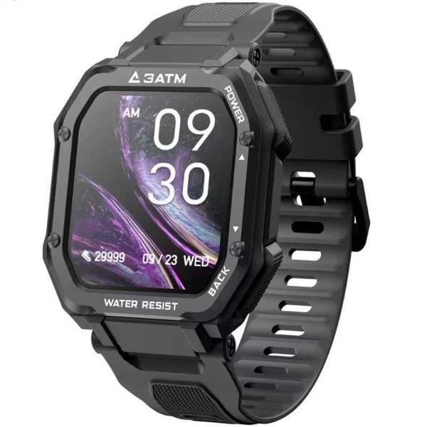 Fralugio SmartWatch Reloj Inteligente C16 Full Touch de Uso Rudo 