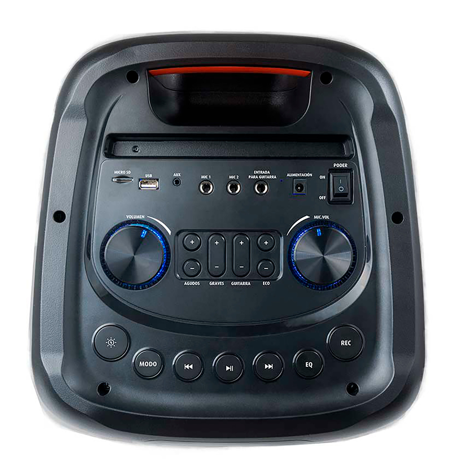 Bafle Kaiser 2x8 PuLG De 24,000 W Pmpo Con Ruedas Msa-2029.