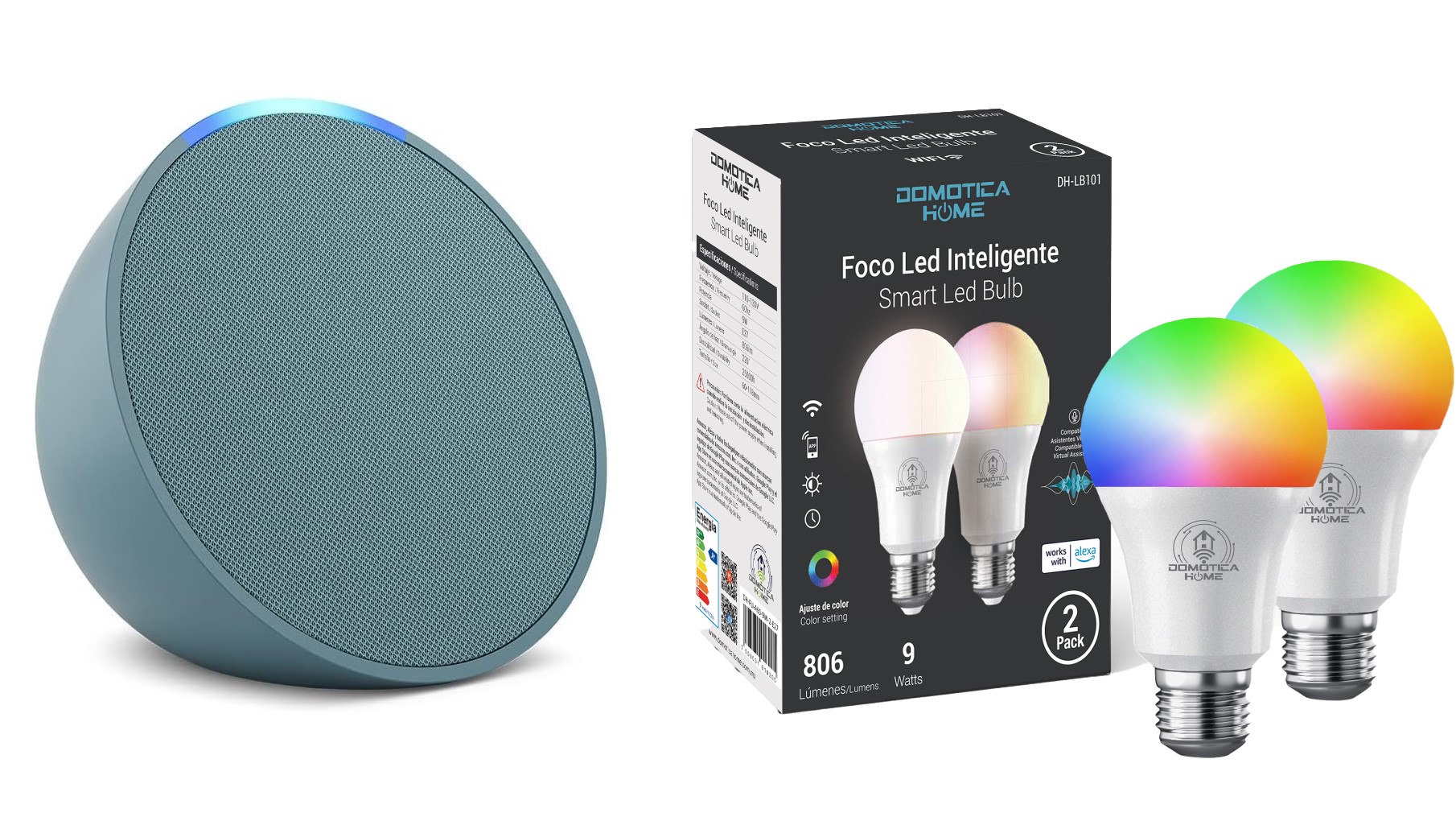 Domótica Productos Inteligentes Para Alexa Enchufe Inteligente Con