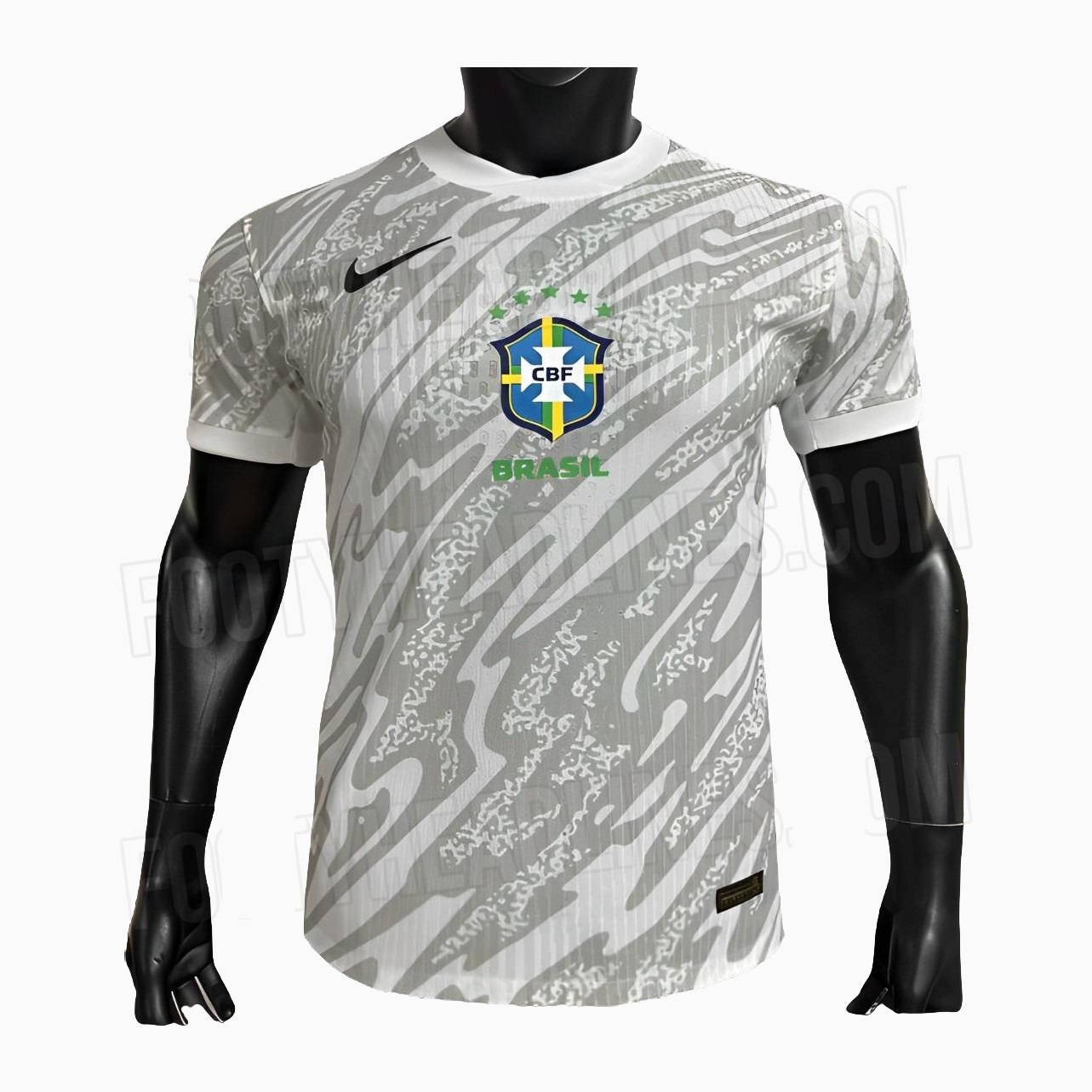 Nuevo! Jersey Brasil Portero Arquero Copa America 2024/2025 Blanco Talla M.