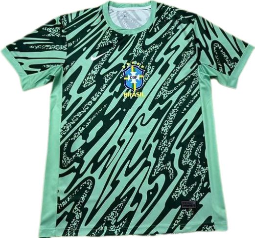 Nuevo! Jersey Brasil Portero Arquero Copa America 2024/2025 Verde Talla M.