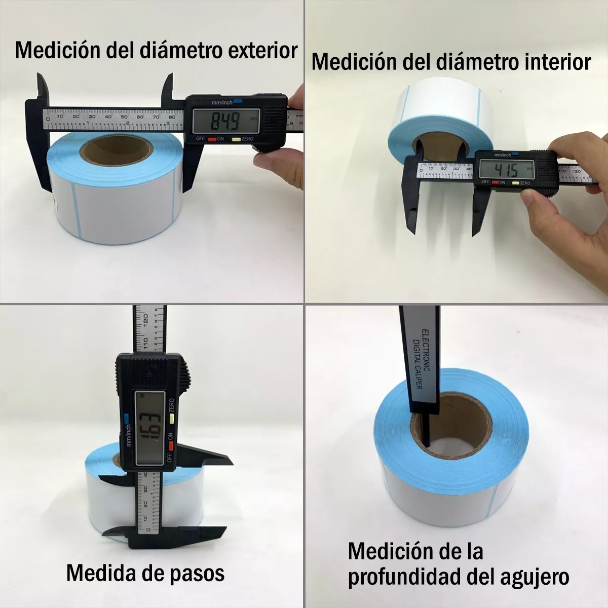 Calibrador Vernier Digital Pie De Rey 6in Precisión 0.01mm plata
