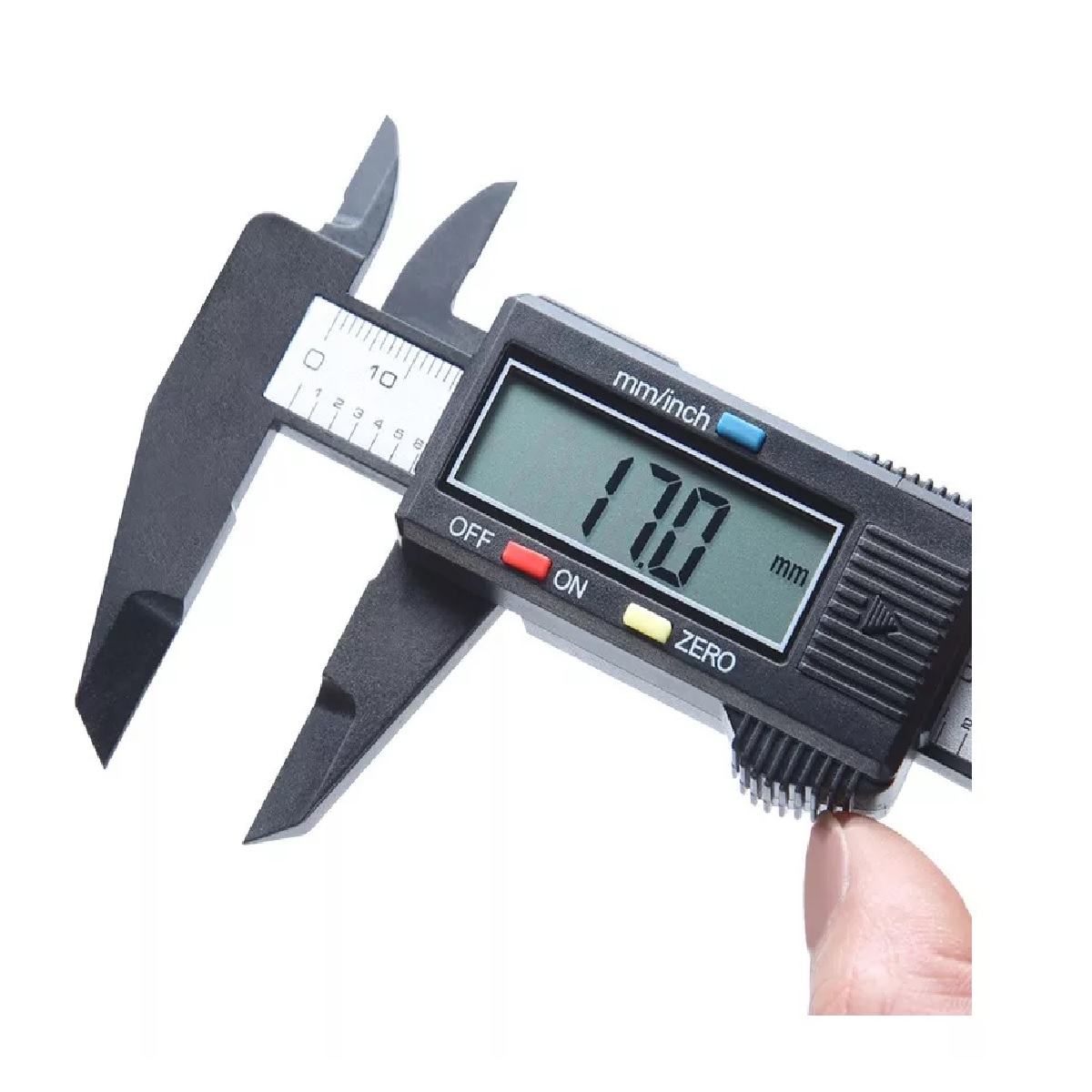 Calibrador Vernier Digital Pie De Rey 6in Precisión 0.01mm plata