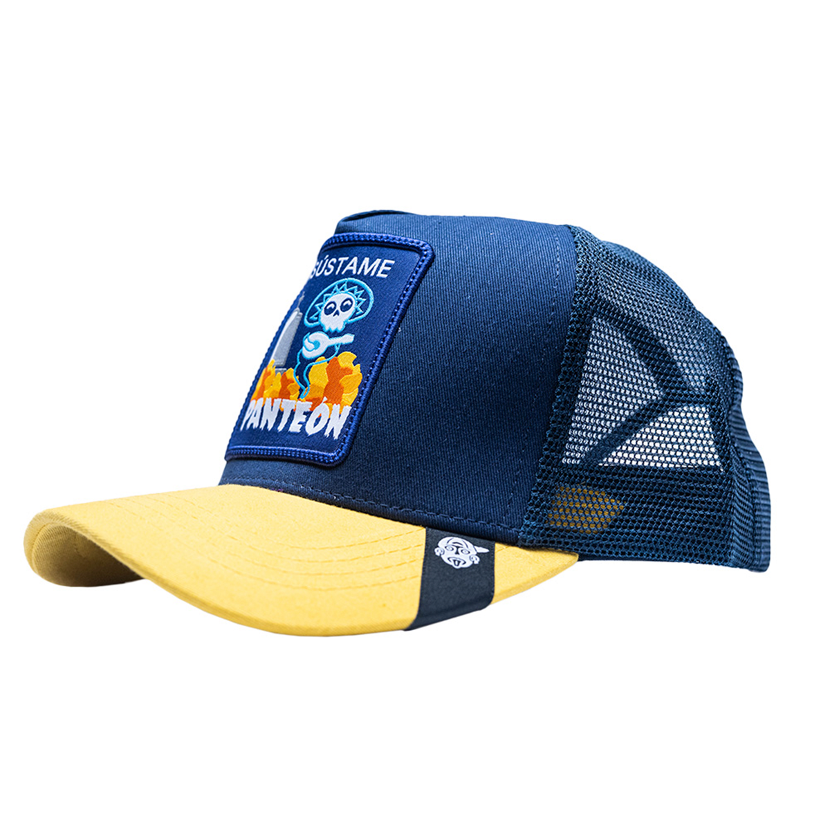Gorra original curva Pook Frase Asústame Panteón 