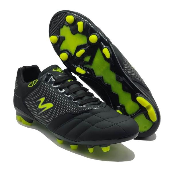 Tenis Metro-E 424 Negro Amarillo Futbol Soccer Taquete Hombre b