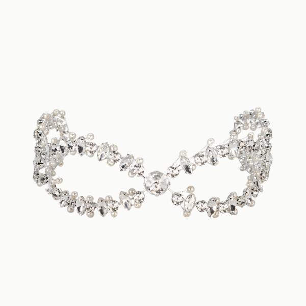 Tocado/accesorios de novia plata
