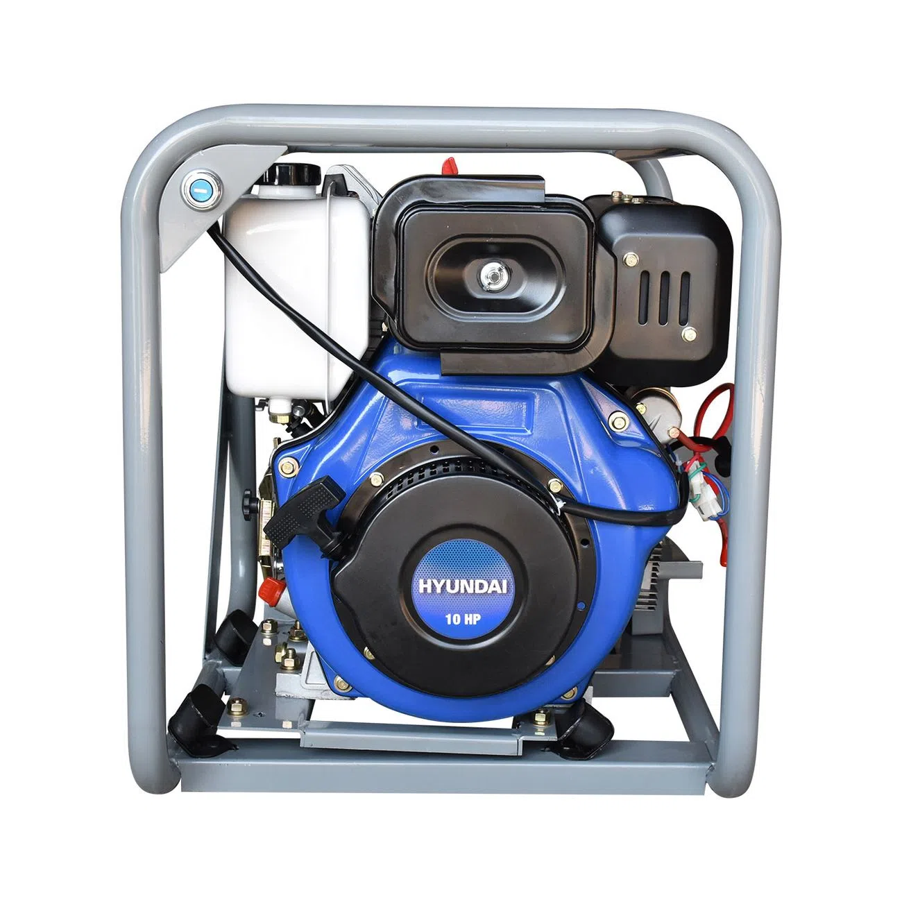 Bomba De Agua Agricola Autocebante Diesel Profesional Alta Presión Hyundai 10 Hp 4x4 Eléctrico - HYWD4010E