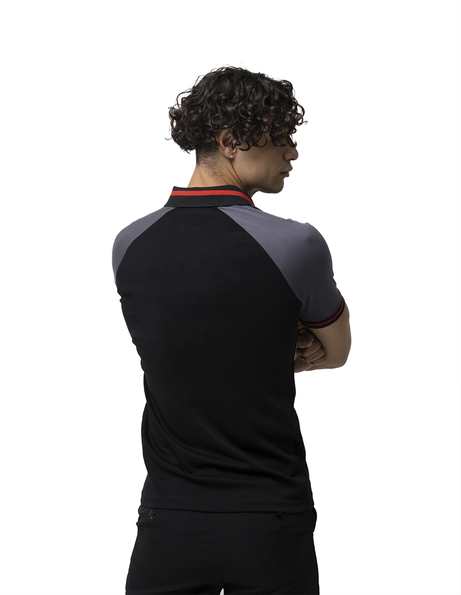 Playera Tipo Polo Boroni De Algodón Pima Premium.