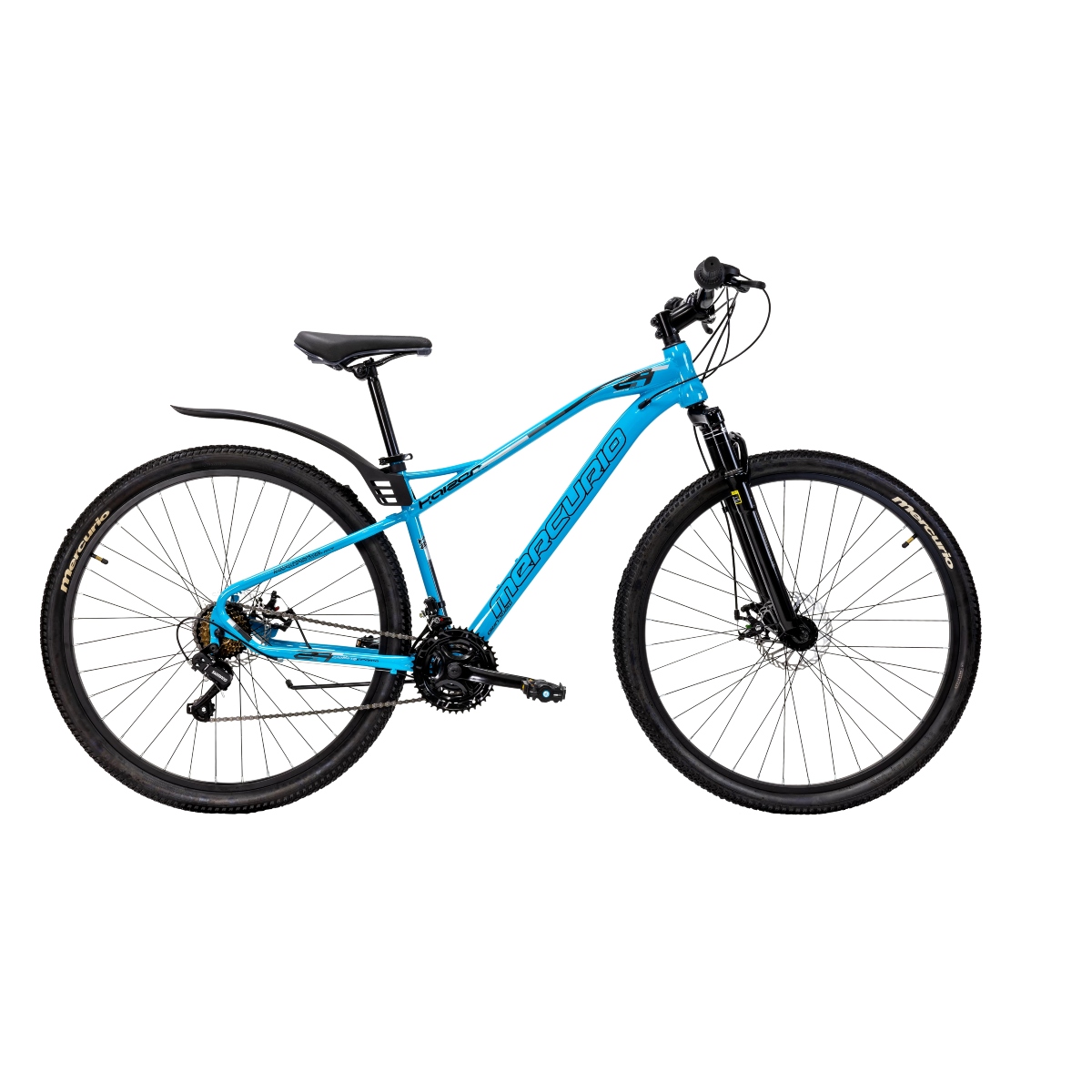 BICICLETA MERCURIO KAIZER MTB R29 21V SHIMANO DISCOVERDE ESMERALDA ENDY16