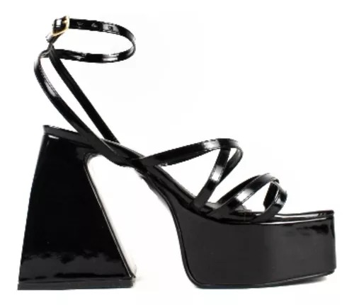 Tacones Plataforma Para Dama Tiras Con Talon Berry 7476.