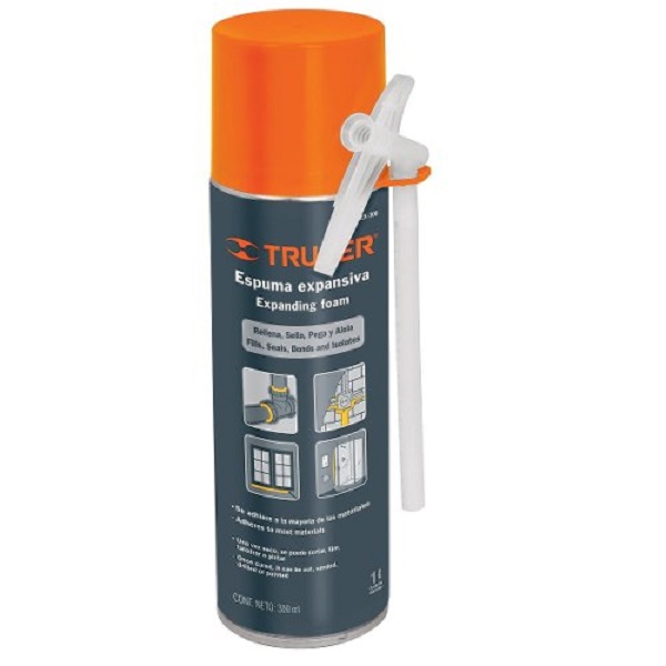 Espuma Expansiva Poliuretano 300 Ml Truper 3 Piezas.
