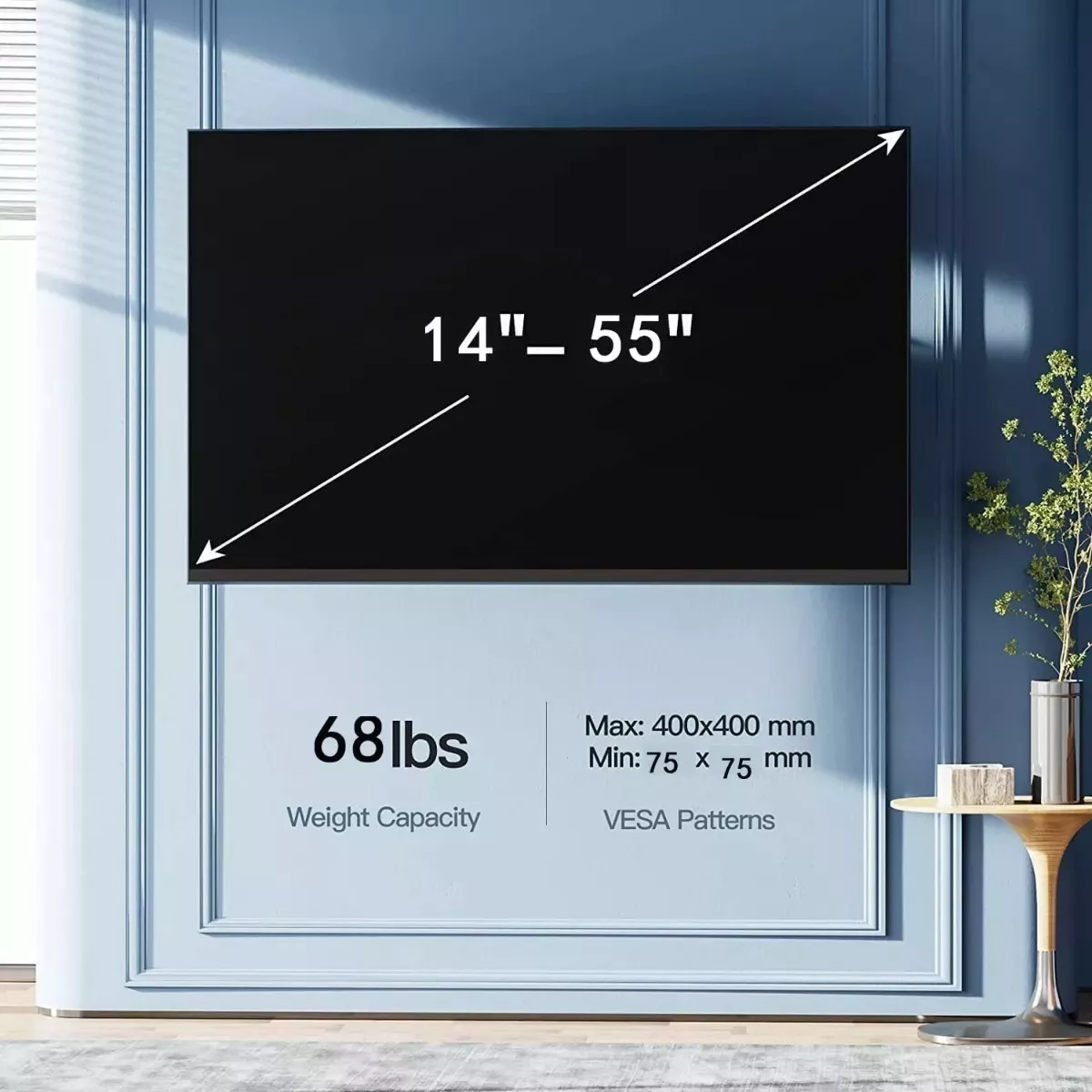 Soporte Para Pantalla Tv Pared Vesa 14 A 55 Pulgadas Brazo