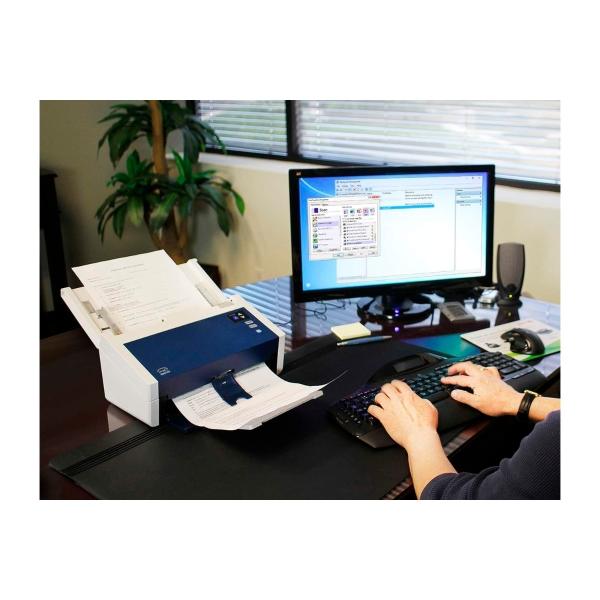 Escanner Xerox DocuMate 6440 600 x 600DPI Color Escaneado Dúplex USB 2.0 Azul/Blanco.