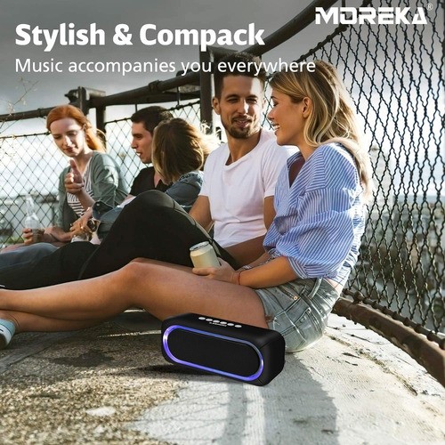 Bocinas Bluetooth Bocina Inalambrica Con Led Moreka Dk-7
