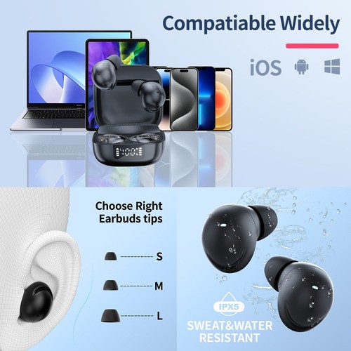 Audífonos In-ear Inalámbricos Bluetooh 5.3 Mankiw D06 Mini.