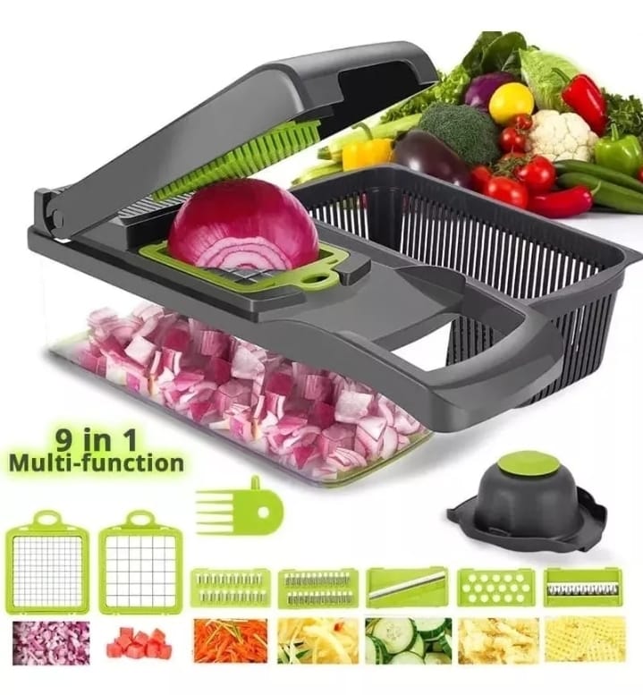 Cortador De Verduras 14 Piezas Veggie Slicer.