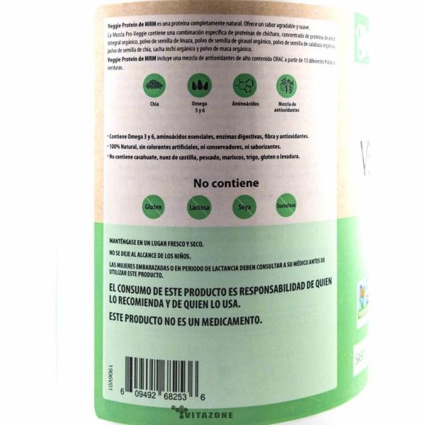 Veggie Protein Chocolate 2.5 lbs MRM 100% Natural Vegetal 