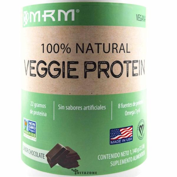 Veggie Protein Chocolate 2.5 lbs MRM 100% Natural Vegetal 