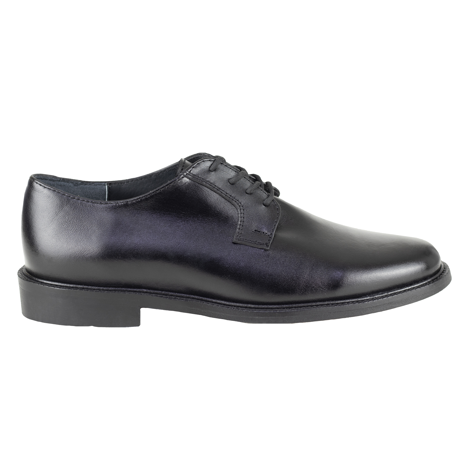 Zapato Negro Derby Hombre Clasico Bond 51955 Suela De Cuero.