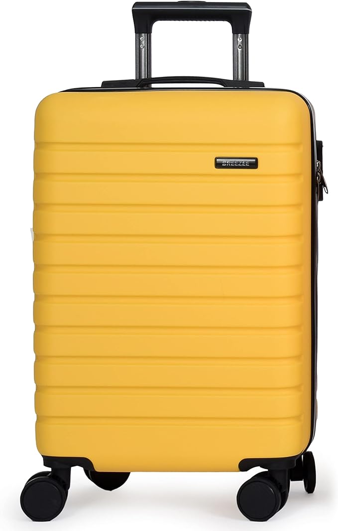 A BREEZEE MARKET Maleta Rígida Resistente De 20 Pulgadas, Tamaño Cabina Equipaje De Mano, Ruedas 360º Spinner Asa Telescópica Y Seguridad Candado TSA 3 Digitos, Equipaje De Mano Viaje Vacaciones.