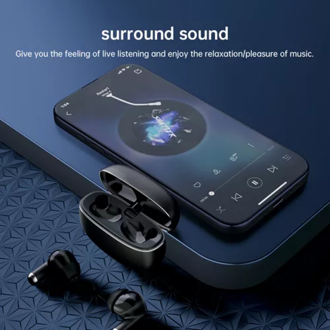 Bmani K50 Audífonos Inalámbricos In-ear Gamer Con Bluetooth Metal