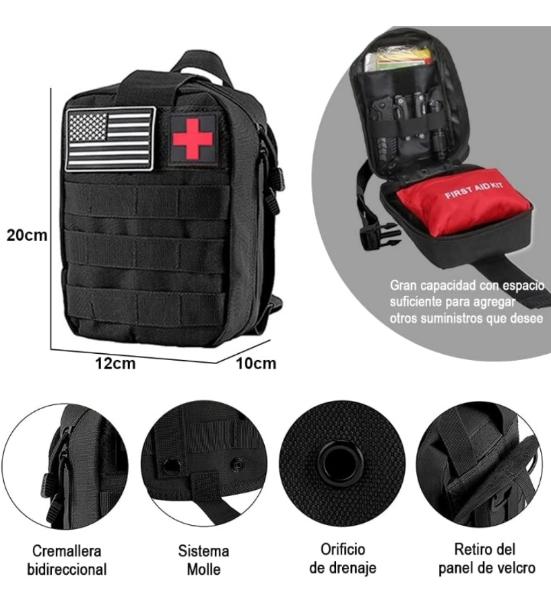 Kit de camping supervivencia completo + de 100 pzas 