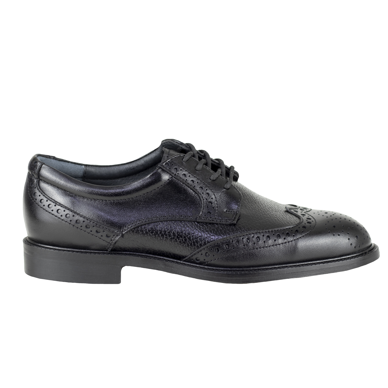Zapato Bostoniano Negro Vestir Hombre Bond 81737 Suela De Cuero.
