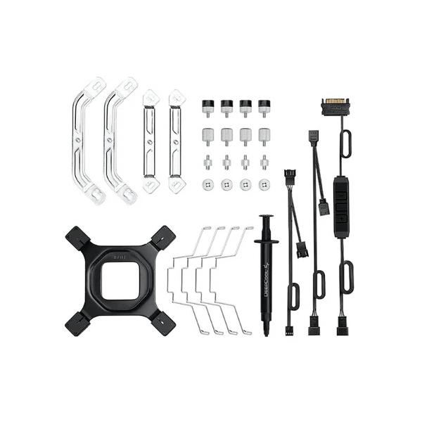 Disipador Deepcool AS500 Plus RGB R-AS500-WHNLMP-G, Blanco.